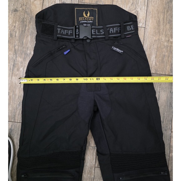 Belstaff Typhoon Pants A2756 BLK  Motorcycle Pants Size M Permatex Cordura #0203 - Picture 11 of 11